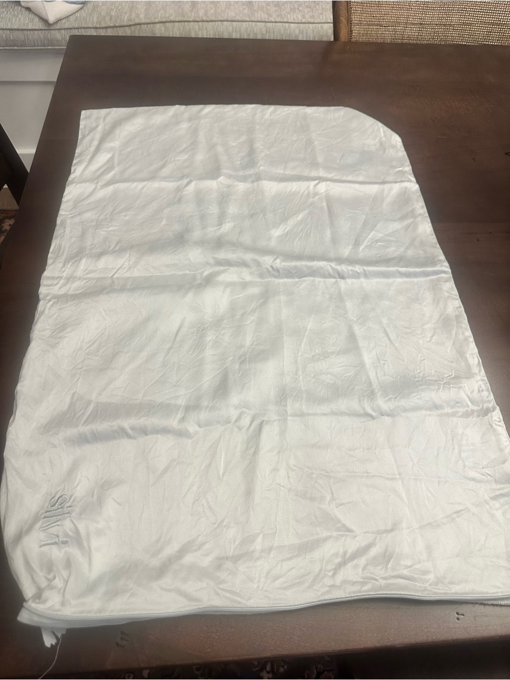 Blissy White Silk Pillowcase Standard 22 Momme Mulberry Silk